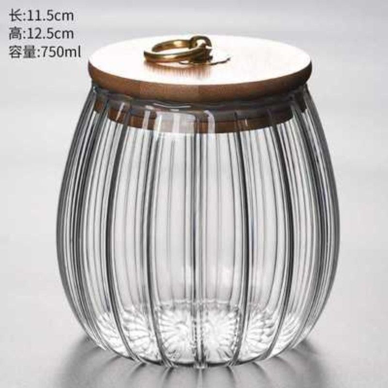 Wholesale food storage moisture-proof tank thickened striped high