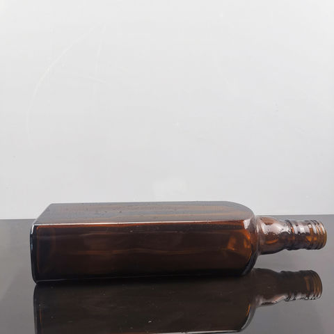 Whosale Square Amber Glass Bottles