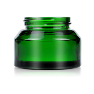 Cosmetic Glass Jar Green Amber Clear Jar Mask Jar