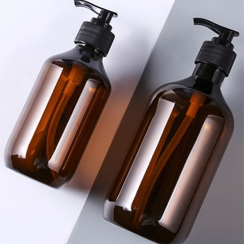 2 Pack Thick Amber Glass Pint Jar Soap Dispenser 16ounce