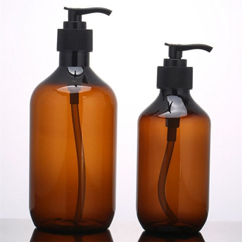 2 Pack Thick Amber Glass Pint Jar Soap Dispenser 16ounce