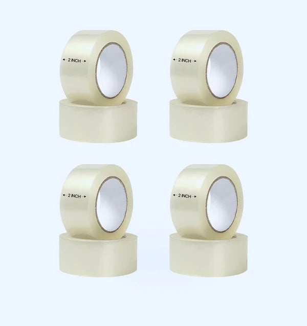 Buy Transparent Tapes For Packaging - 2 Inches X 100 Meters (Pack Of 6)
