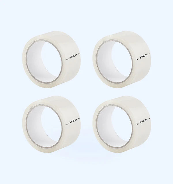 Buy Transparent Tapes For Packaging - 3 Inches X 65 Meters (Pack Of 4)