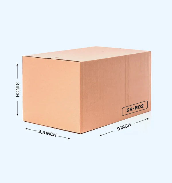 Buy Corrugated Boxes, 9X4.5X3 Inches - Pack Of 100