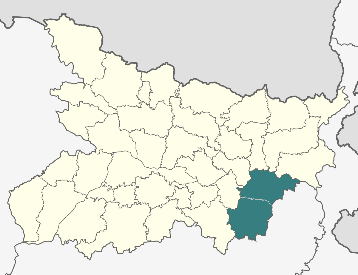 Map of bihar