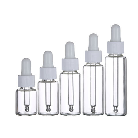 10ml 15ml 20ml 25ml glass bottle with dropper serum dropper bottle